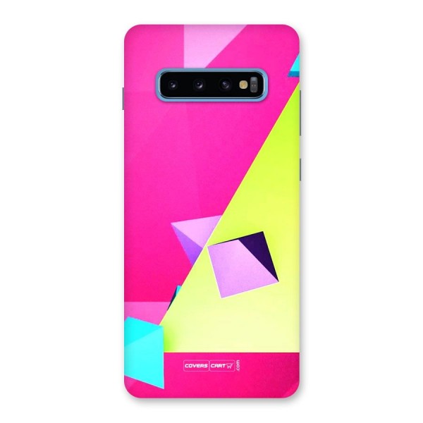 Motion Triangles Back Case for Galaxy S10 Plus