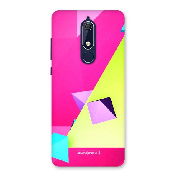 Motion Triangles Back Case for Nokia 5.1