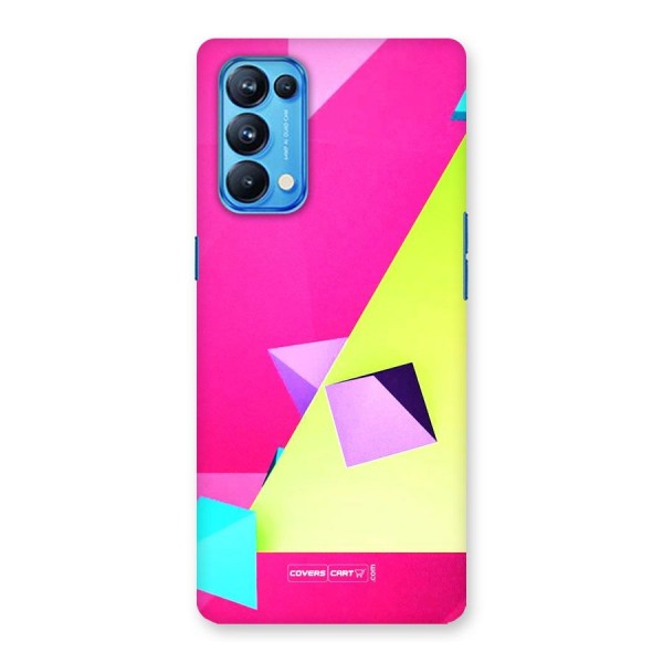 Motion Triangles Back Case for Oppo Reno5 Pro 5G