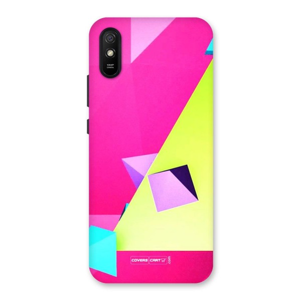 Motion Triangles Back Case for Redmi 9i