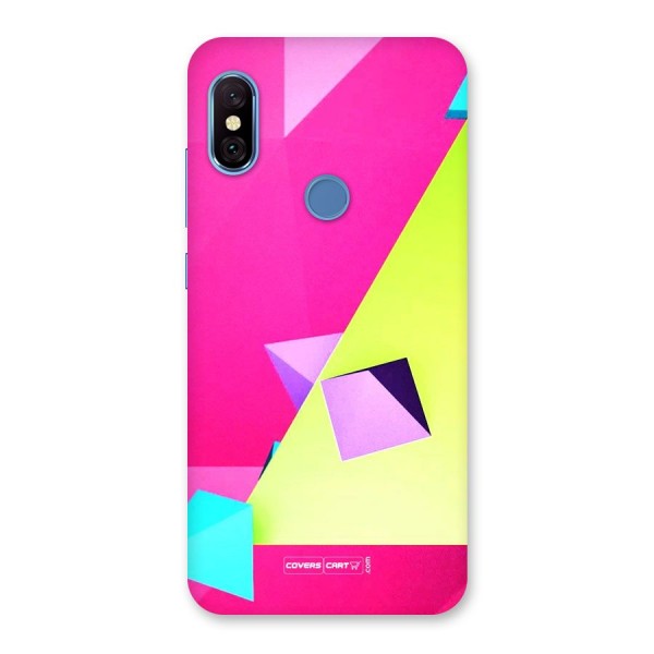 Motion Triangles Back Case for Redmi Note 6 Pro