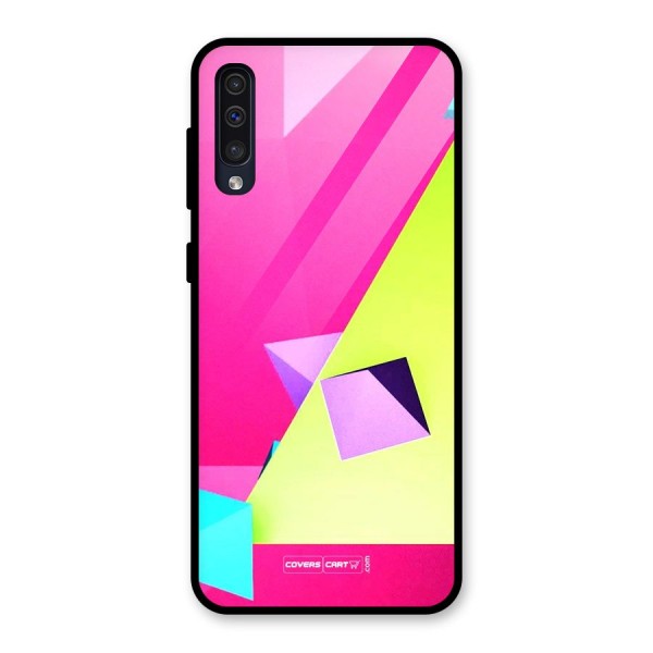 Motion Triangles Glass Back Case for Galaxy A50s