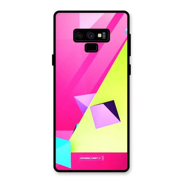 Motion Triangles Glass Back Case for Galaxy Note 9