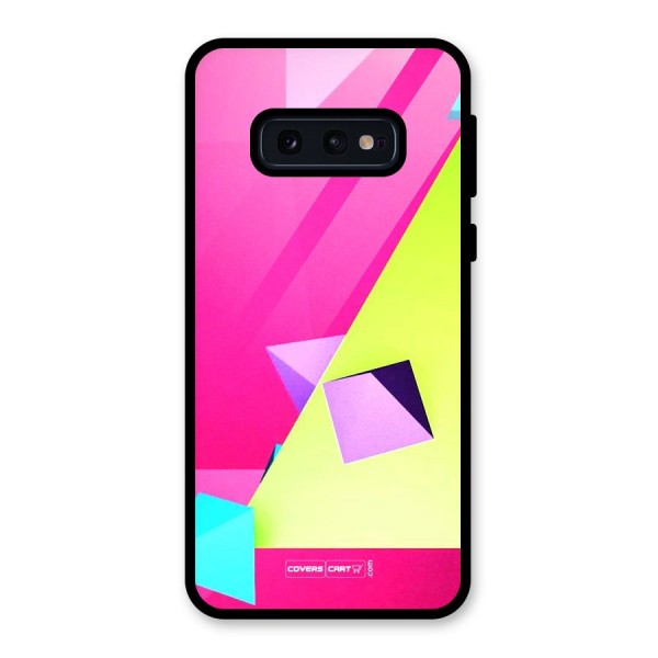 Motion Triangles Glass Back Case for Galaxy S10e