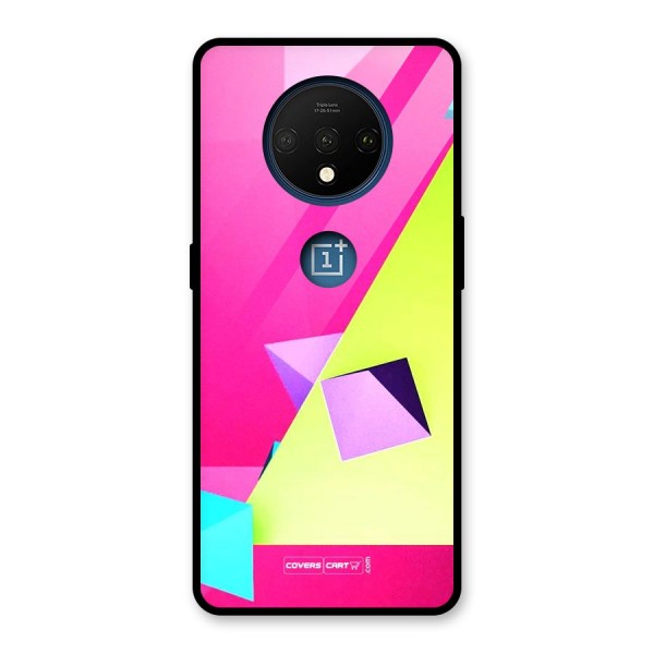 Motion Triangles Glass Back Case for OnePlus 7T