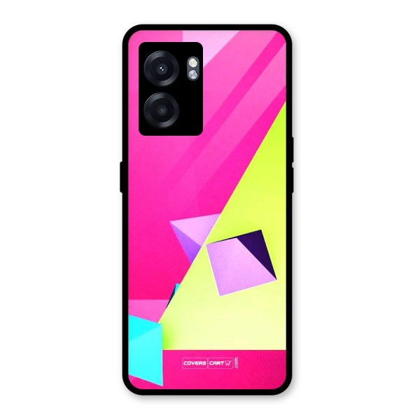 Motion Triangles Glass Back Case for Oppo K10 (5G)