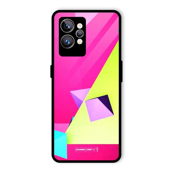 Motion Triangles Glass Back Case for Realme GT2 Pro