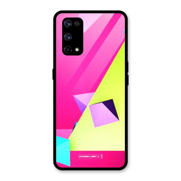 Motion Triangles Glass Back Case for Realme X7 Pro