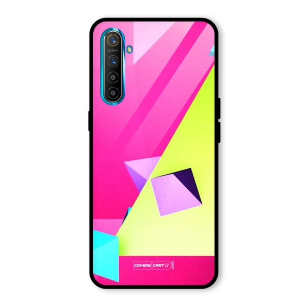 Motion Triangles Glass Back Case for Realme XT