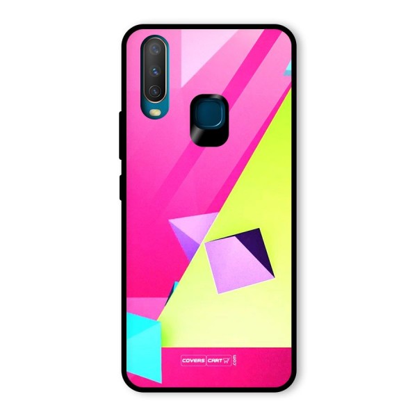 Motion Triangles Glass Back Case for Vivo Y12