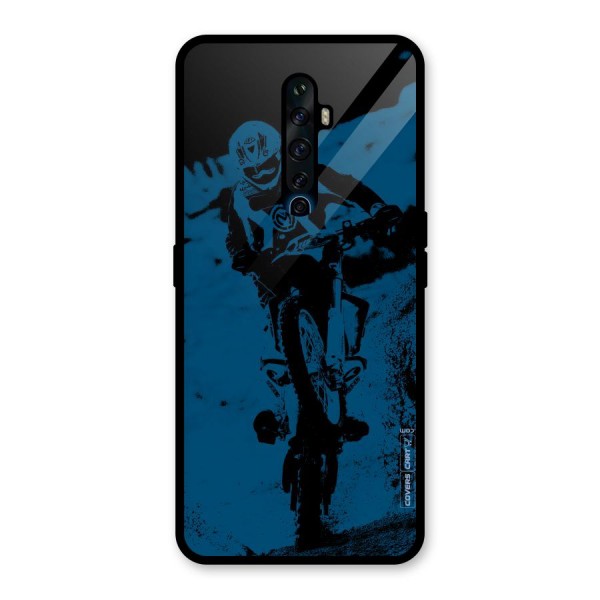 Moto Combat Glass Back Case for Oppo Reno2 Z