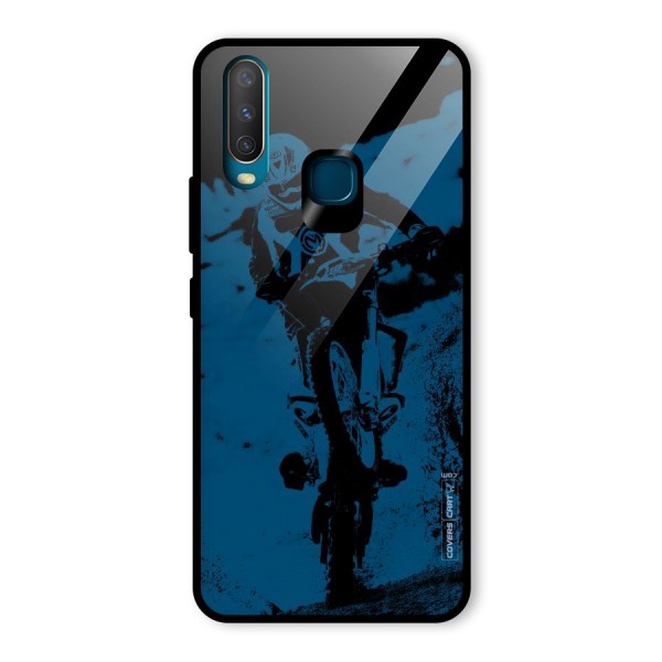 Moto Combat Glass Back Case for Vivo Y12