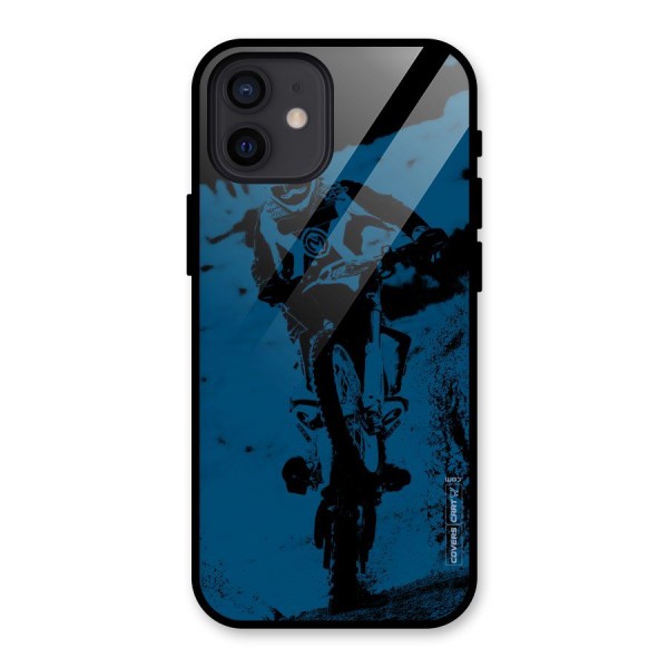 Moto Combat Glass Back Case for iPhone 12