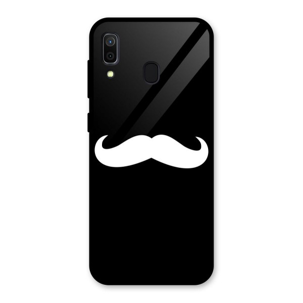 Moustache Love Glass Back Case for Galaxy A30