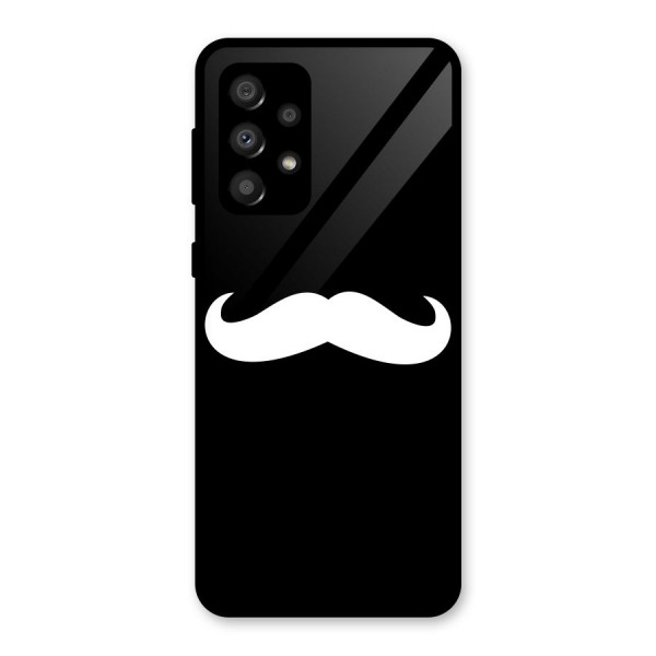 Moustache Love Glass Back Case for Galaxy A32