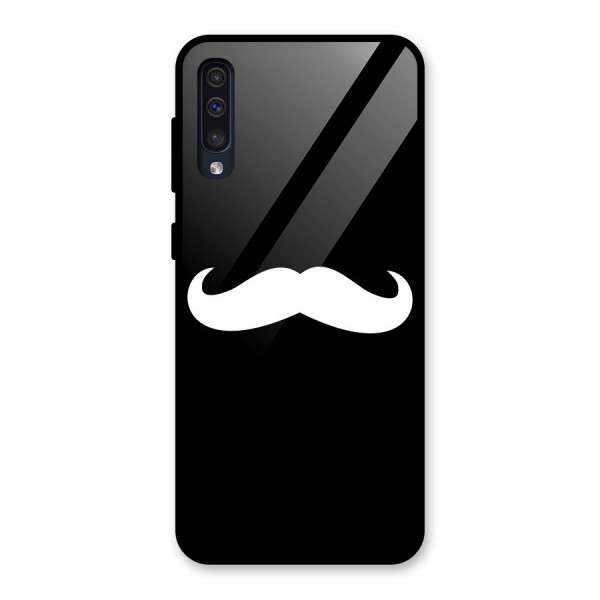 Moustache Love Glass Back Case for Galaxy A50s