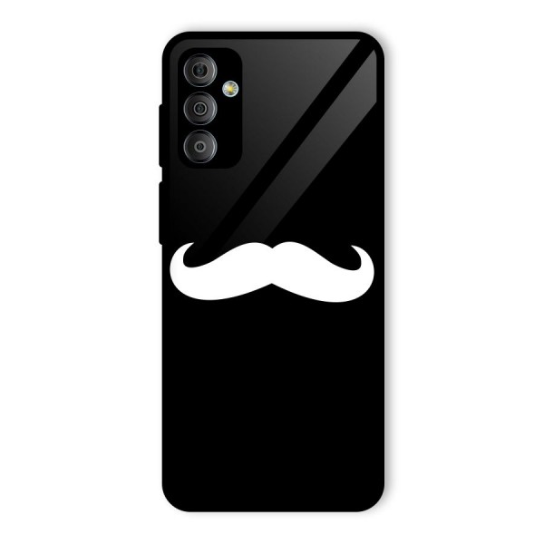 Moustache Love Glass Back Case for Galaxy F23