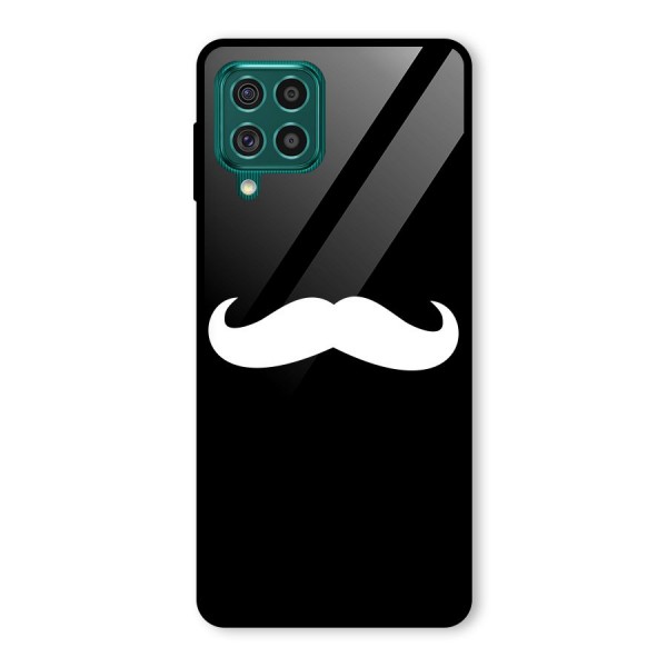 Moustache Love Glass Back Case for Galaxy F62