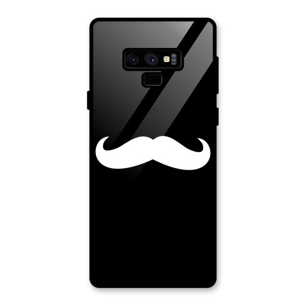 Moustache Love Glass Back Case for Galaxy Note 9