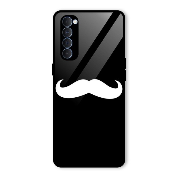 Moustache Love Glass Back Case for Oppo Reno4 Pro