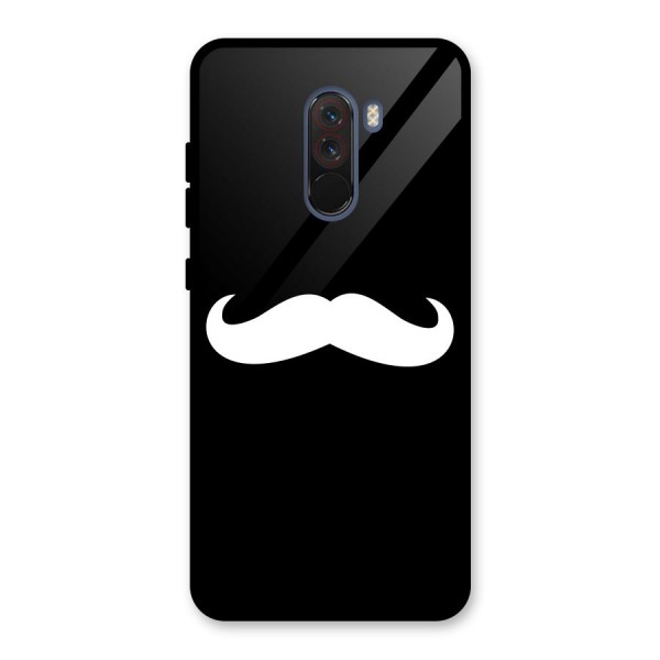 Moustache Love Glass Back Case for Poco F1