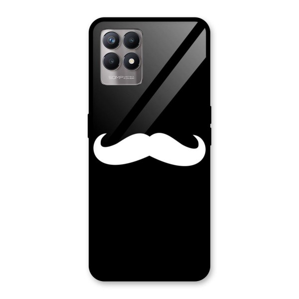 Moustache Love Glass Back Case for Realme 8i