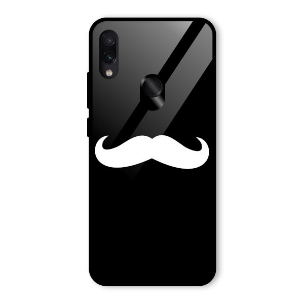 Moustache Love Glass Back Case for Redmi Note 7