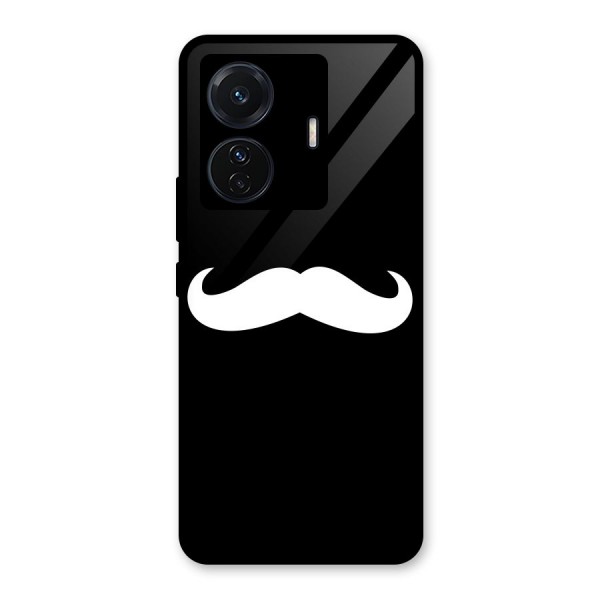 Moustache Love Glass Back Case for Vivo T1 Pro