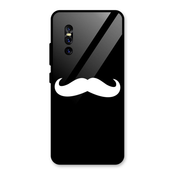 Moustache Love Glass Back Case for Vivo V15 Pro