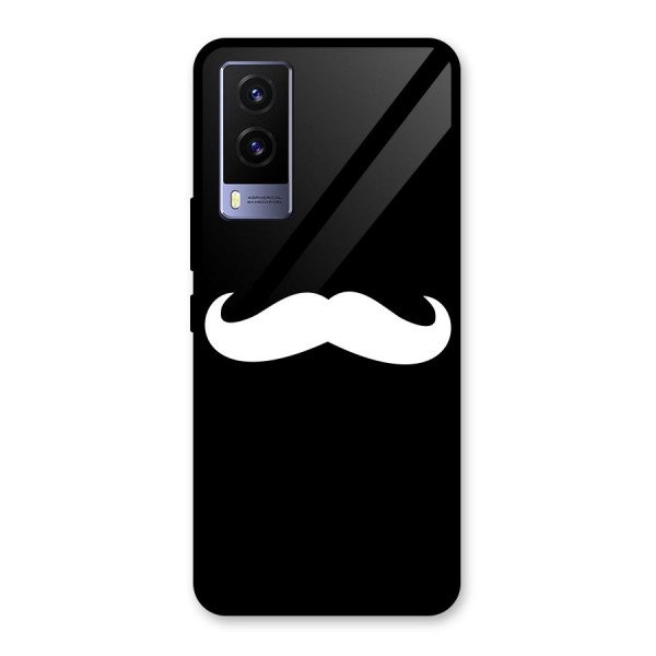 Moustache Love Glass Back Case for Vivo V21e 5G