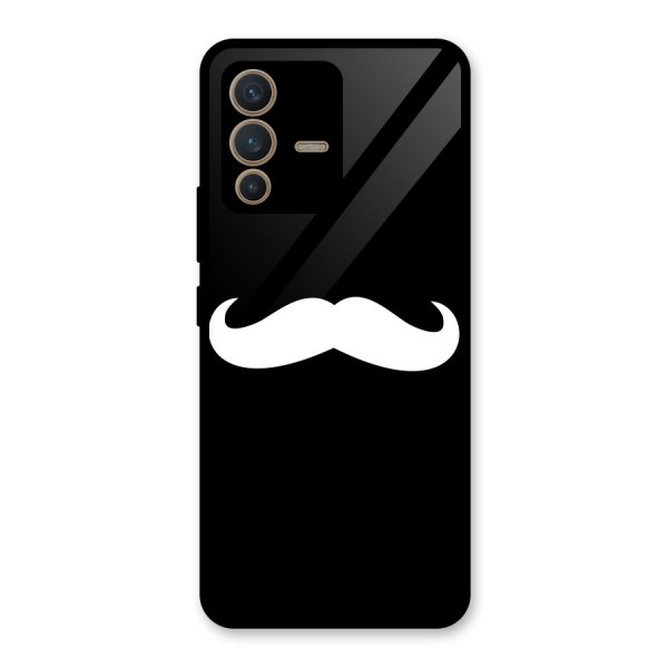 Moustache Love Glass Back Case for Vivo V23 5G