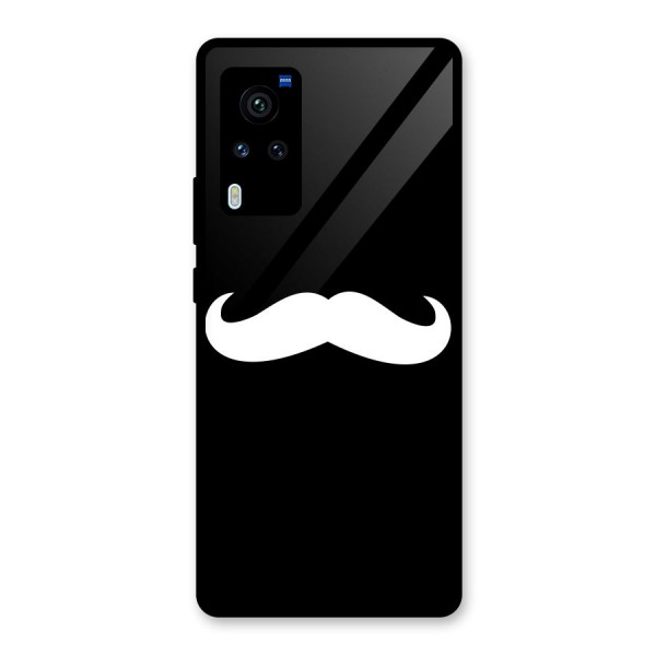 Moustache Love Glass Back Case for Vivo X60 Pro