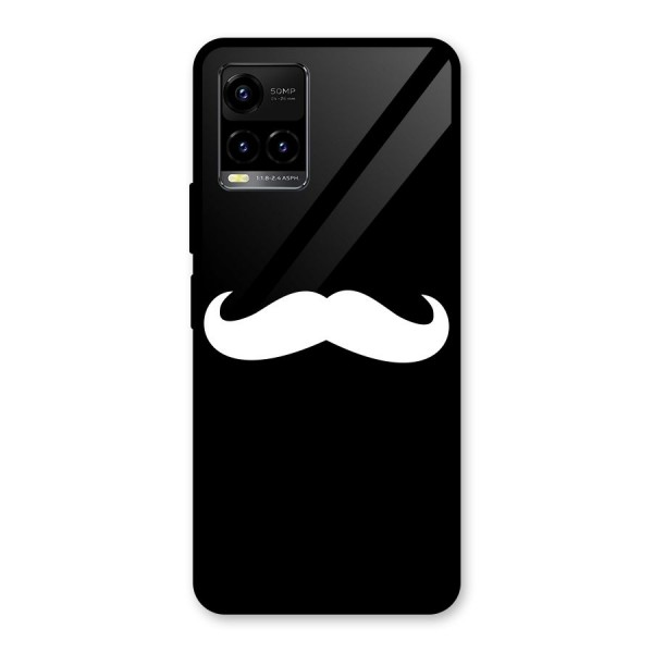 Moustache Love Glass Back Case for Vivo Y21 2021