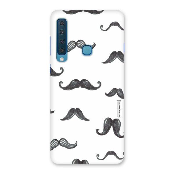 Moustache Pattern (Black) Back Case for Galaxy A9 (2018)