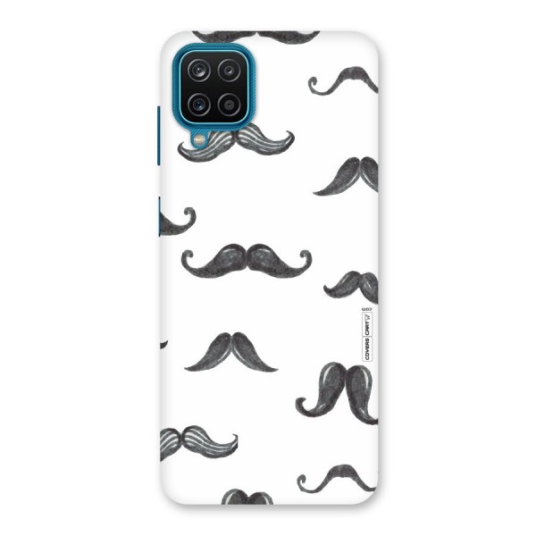 Moustache Pattern (Black) Back Case for Galaxy F12