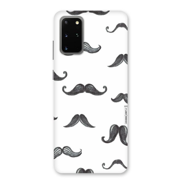 Moustache Pattern (Black) Back Case for Galaxy S20 Plus