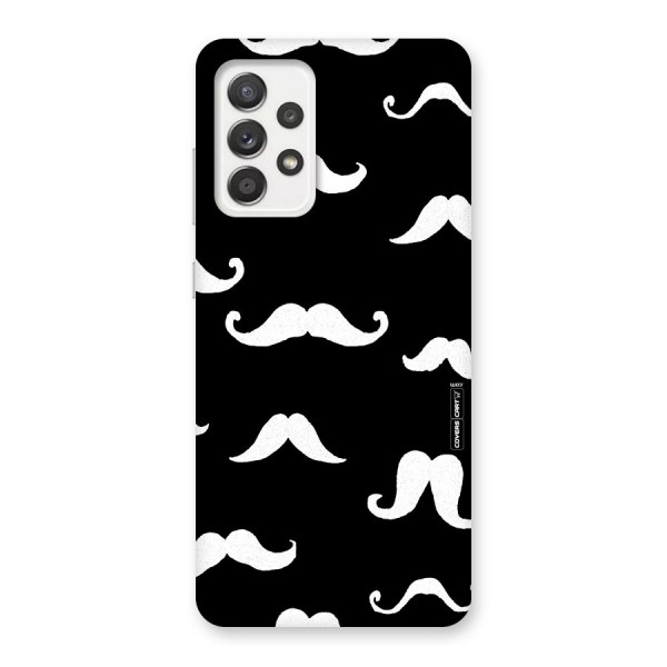 Moustache Pattern (White) Back Case for Galaxy A52