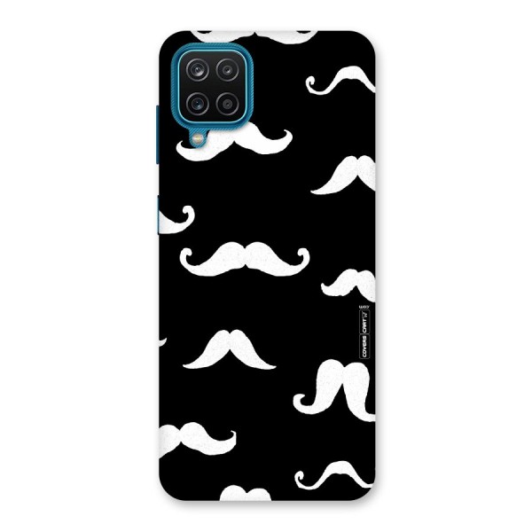 Moustache Pattern (White) Back Case for Galaxy F12