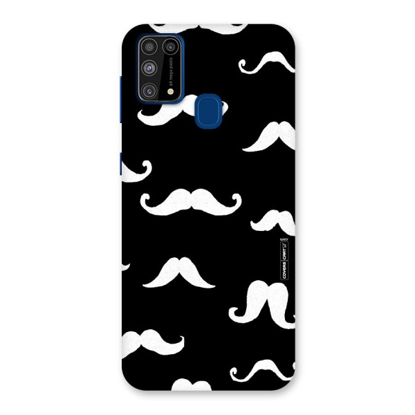 Moustache Pattern (White) Back Case for Galaxy F41