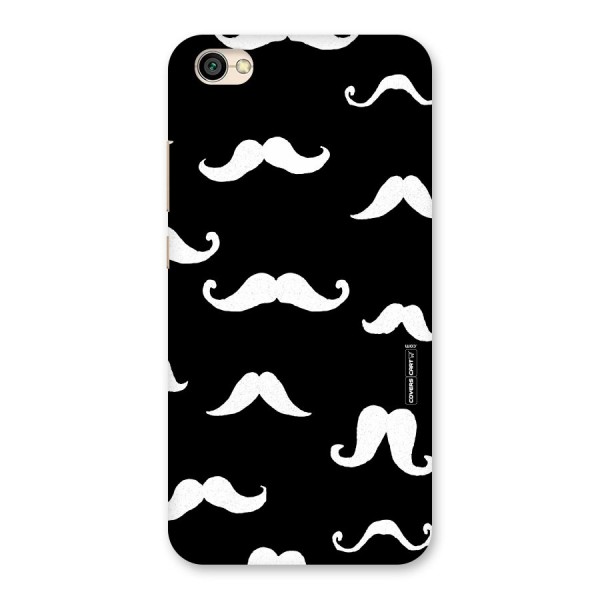 Moustache Pattern (White) Back Case for Redmi Y1 Lite