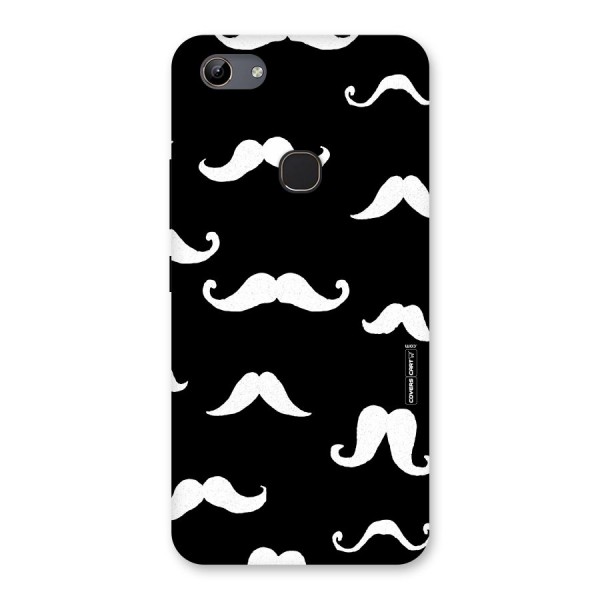 Moustache Pattern (White) Back Case for Vivo Y81