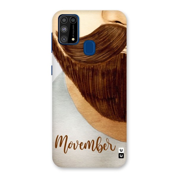 Movember Moustache Back Case for Galaxy M31