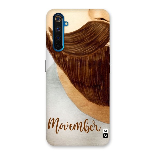 Movember Moustache Back Case for Realme 6 Pro