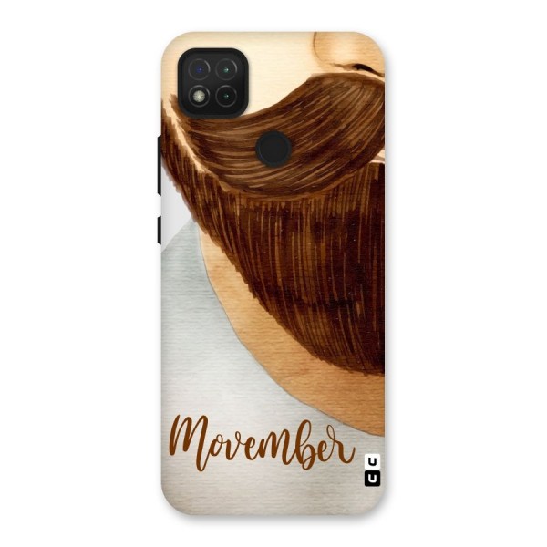 Movember Moustache Back Case for Redmi 9C