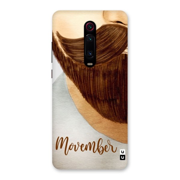 Movember Moustache Back Case for Redmi K20 Pro