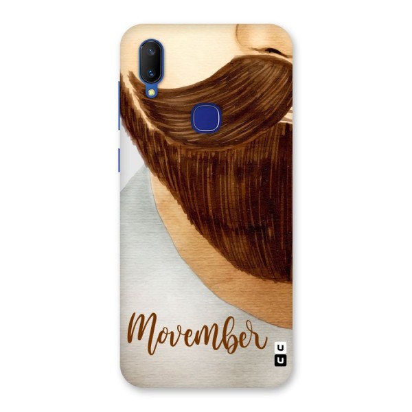 Movember Moustache Back Case for Vivo V11