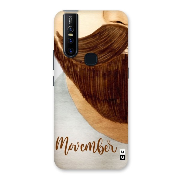 Movember Moustache Back Case for Vivo V15