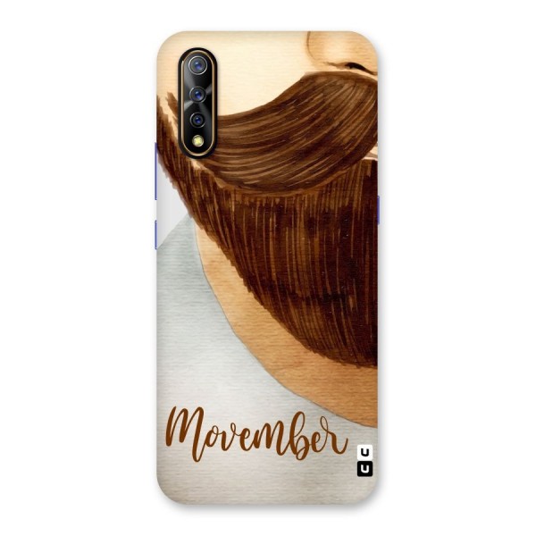 Movember Moustache Back Case for Vivo Z1x