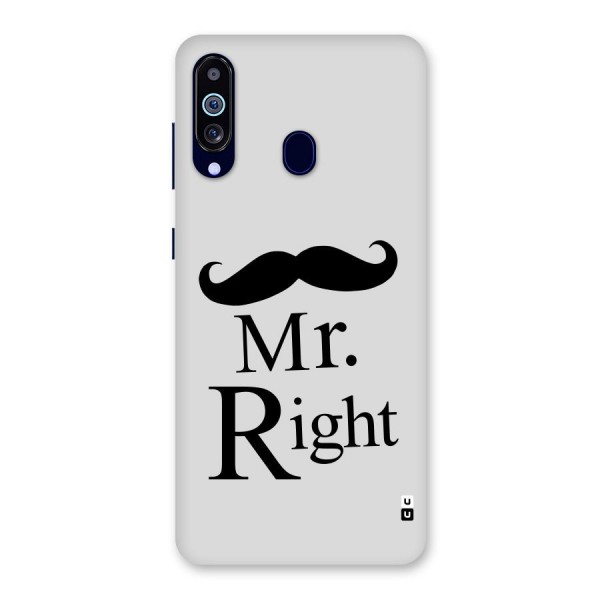 Mr. Right. Back Case for Galaxy A60