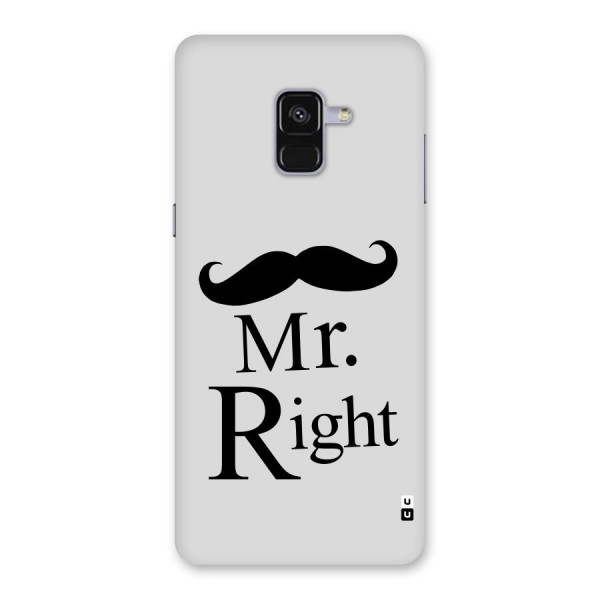 Mr. Right. Back Case for Galaxy A8 Plus